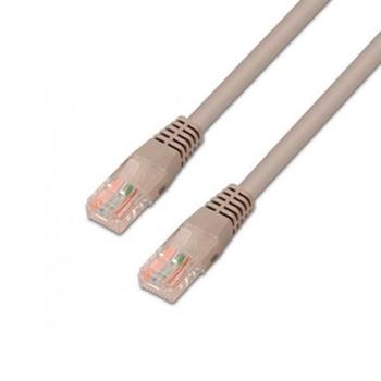 CABLE RED UTP CAT5E RJ45 AISENS 25CM GRIS