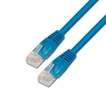 CABLE RED UTP CAT6 RJ45 AISENS 0.5M AZUL