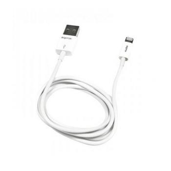 CABLE USB(A) 2.0 A MICRO USB(B) + LIGHTNING APPROX 1M BLANC