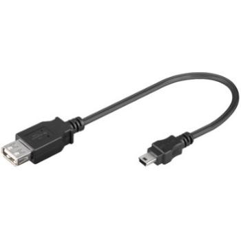 CABLE USB(A) 2.0 A MINI USB(B) 2.0 GOOBAY 0.2M NEGRO