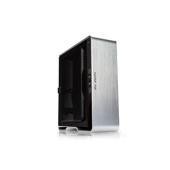 TORRE MINI ITX 150W IN WIN CHOPIN PLATEADO LATERAL REJ