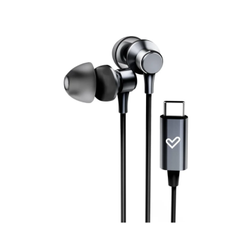 AURICULARES ENERGY SISTEM TIPO C METALLIZED DARK