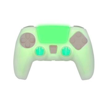 KIT FUNDA+GRIPS MANDO PS5 FR-TEC GLOW IN THE DARK