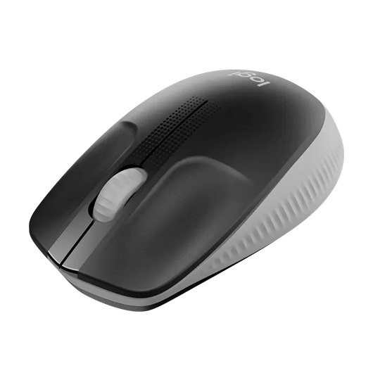 RATON OPTICO LOGITECH M190 WIRELESS FULL-SIZE GRIS