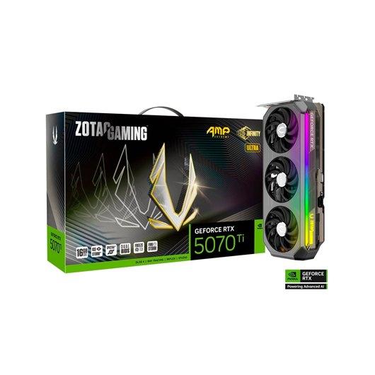 TARJETA GRÁFICA ZOTAC RTX 5070TI AMP EXT INFINITY ULTRA 16